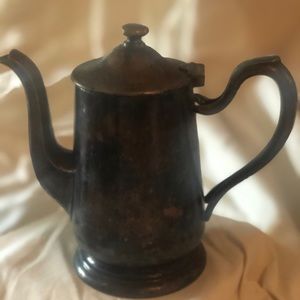 Victor S. Co. silver plated individual coffee pot